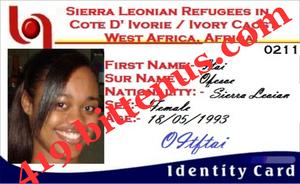 419Itai Refugee Identity Card
